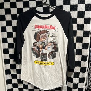 Garbage Pail Kids TEE-VEE STEVIE Baseball Tee